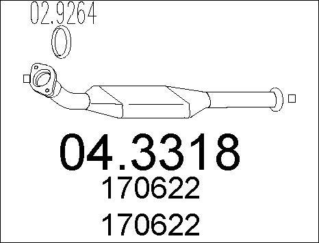 MTS 04.3318 - Катализатор vvparts.bg