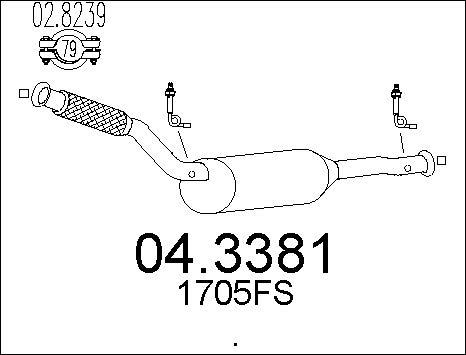 MTS 04.3381 - Катализатор vvparts.bg