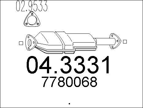 MTS 04.3331 - Катализатор vvparts.bg