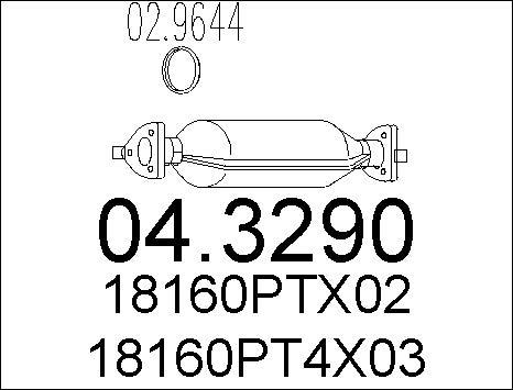 MTS 04.3290 - Катализатор vvparts.bg