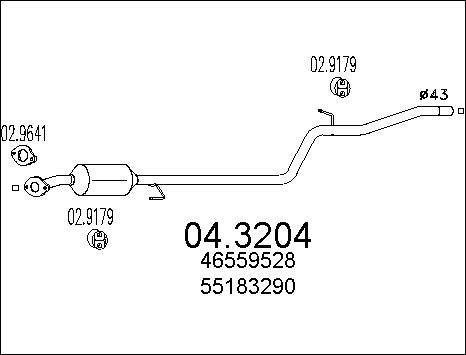 MTS 04.3204 - Катализатор vvparts.bg