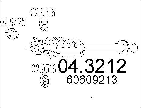 MTS 04.3212 - Катализатор vvparts.bg