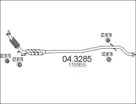 MTS 04.3285 - Катализатор vvparts.bg