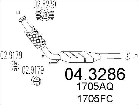 MTS 04.3286 - Катализатор vvparts.bg