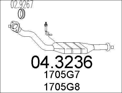 MTS 04.3236 - Катализатор vvparts.bg