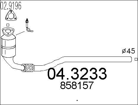 MTS 04.3233 - Катализатор vvparts.bg