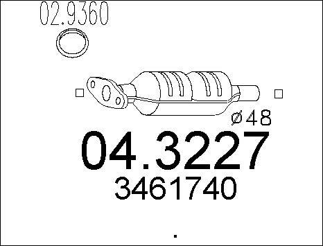 MTS 04.3227 - Катализатор vvparts.bg