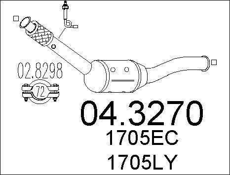 MTS 04.3270 - Катализатор vvparts.bg