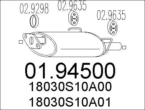 MTS 01.94500 - Крайно гърне vvparts.bg