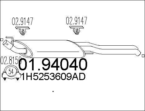 MTS 01.94040 - Крайно гърне vvparts.bg