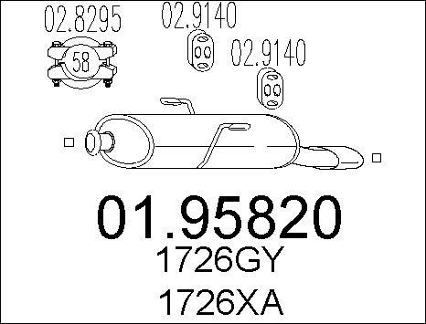 MTS 01.95820 - Крайно гърне vvparts.bg