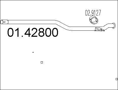 MTS 01.42800 - Изпускателна тръба vvparts.bg