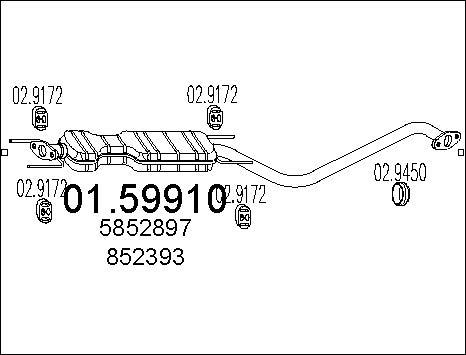 MTS 01.59910 - Средно гърне vvparts.bg