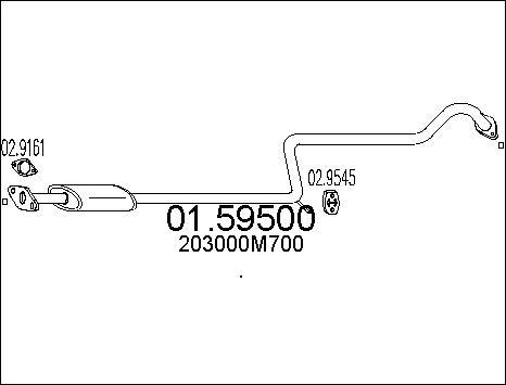 MTS 01.59500 - Средно гърне vvparts.bg