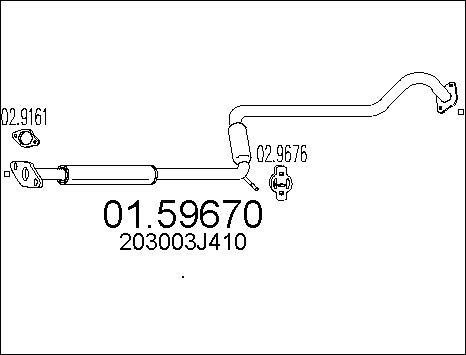 MTS 01.59670 - Средно гърне vvparts.bg