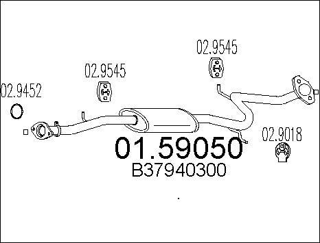 MTS 01.59050 - Средно гърне vvparts.bg