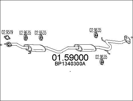 MTS 01.59000 - Средно гърне vvparts.bg