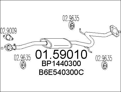 MTS 01.59010 - Средно гърне vvparts.bg