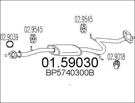 MTS 01.59030 - Средно гърне vvparts.bg