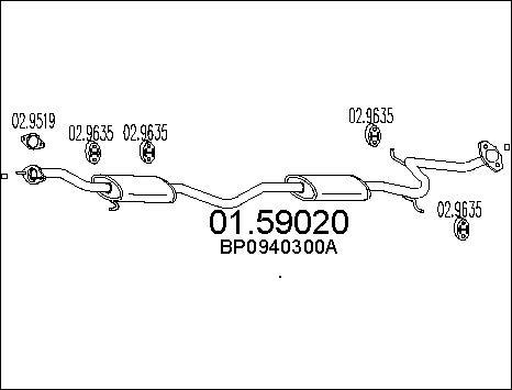 MTS 01.59020 - Средно гърне vvparts.bg