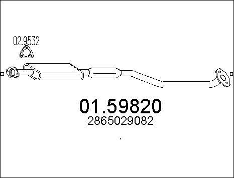 MTS 01.59820 - Средно гърне vvparts.bg