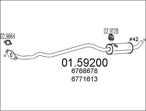 MTS 01.59200 - Средно гърне vvparts.bg