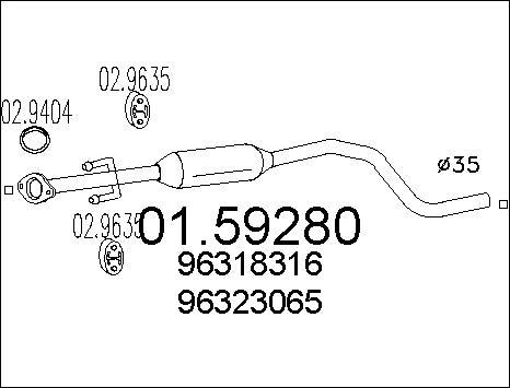 MTS 01.59280 - Средно гърне vvparts.bg