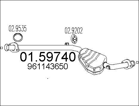 MTS 01.59740 - Средно гърне vvparts.bg