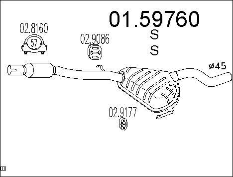 MTS 01.59760 - Средно гърне vvparts.bg