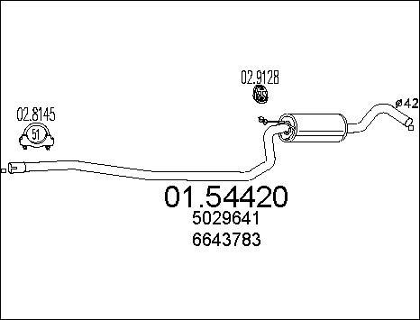 MTS 01.54420 - Средно гърне vvparts.bg