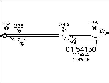 MTS 01.54150 - Средно гърне vvparts.bg