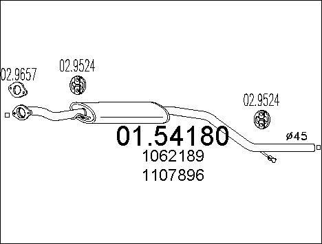 MTS 01.54180 - Средно гърне vvparts.bg