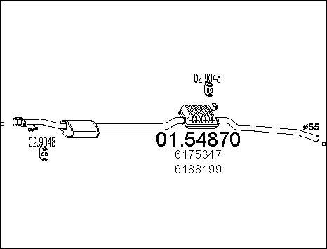 MTS 01.54870 - Средно гърне vvparts.bg