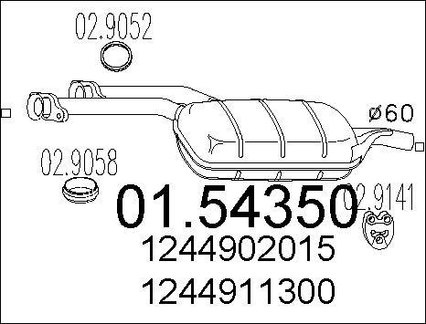 MTS 01.54350 - Средно гърне vvparts.bg