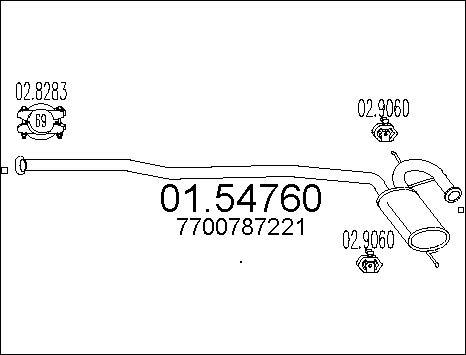 MTS 01.54760 - Средно гърне vvparts.bg