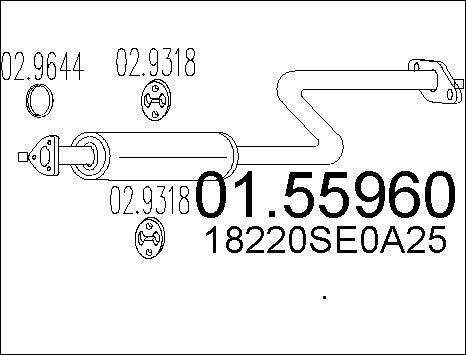 MTS 01.55960 - Средно гърне vvparts.bg