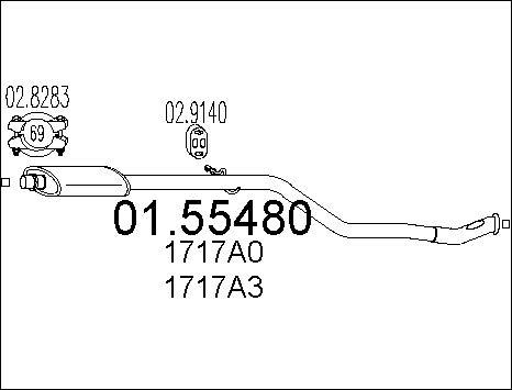 MTS 01.55480 - Средно гърне vvparts.bg