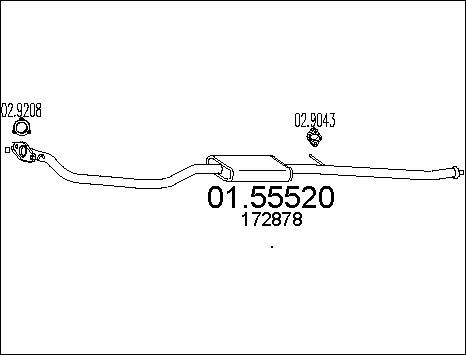 MTS 01.55520 - Средно гърне vvparts.bg