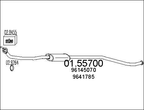 MTS 01.55700 - Средно гърне vvparts.bg