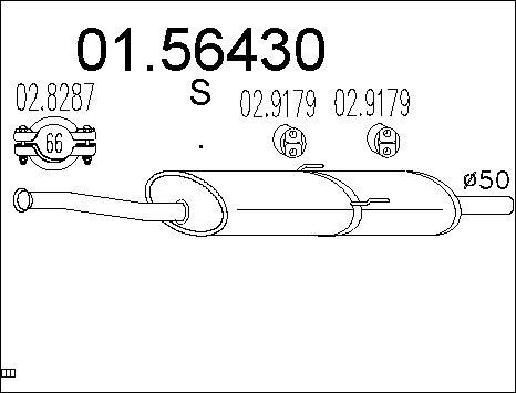 MTS 01.56430 - Средно гърне vvparts.bg