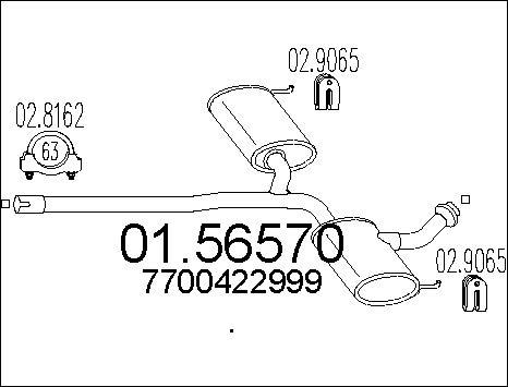 MTS 01.56570 - Средно гърне vvparts.bg