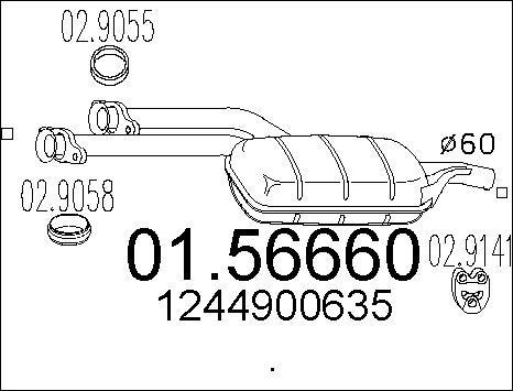 MTS 01.56660 - Средно гърне vvparts.bg