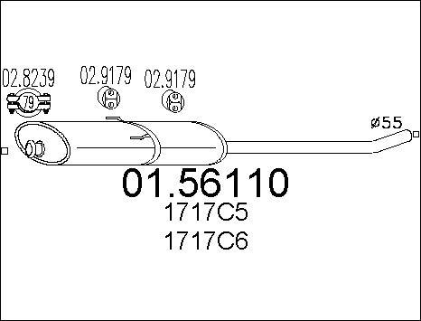 MTS 01.56110 - Средно гърне vvparts.bg