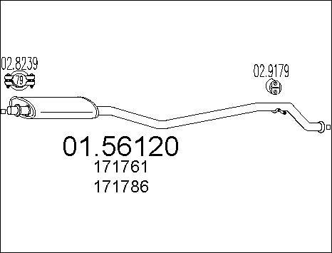 MTS 01.56120 - Средно гърне vvparts.bg