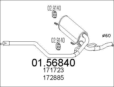 MTS 01.56840 - Средно гърне vvparts.bg