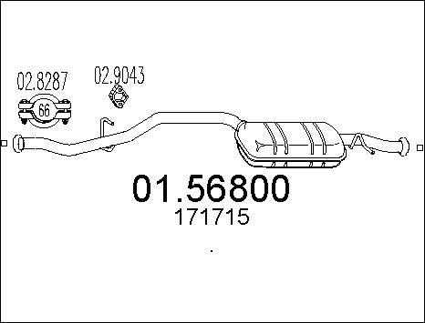 MTS 01.56800 - Средно гърне vvparts.bg