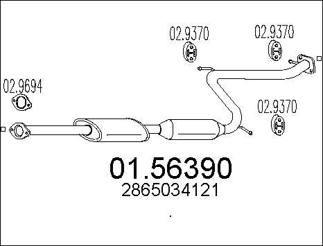 MTS 01.56390 - Средно гърне vvparts.bg