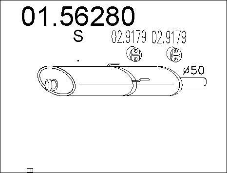 MTS 01.56280 - Средно гърне vvparts.bg