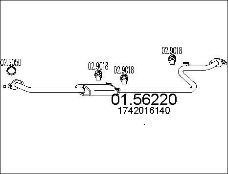 MTS 01.56220 - Средно гърне vvparts.bg