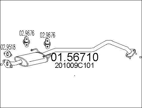 MTS 01.56710 - Средно гърне vvparts.bg